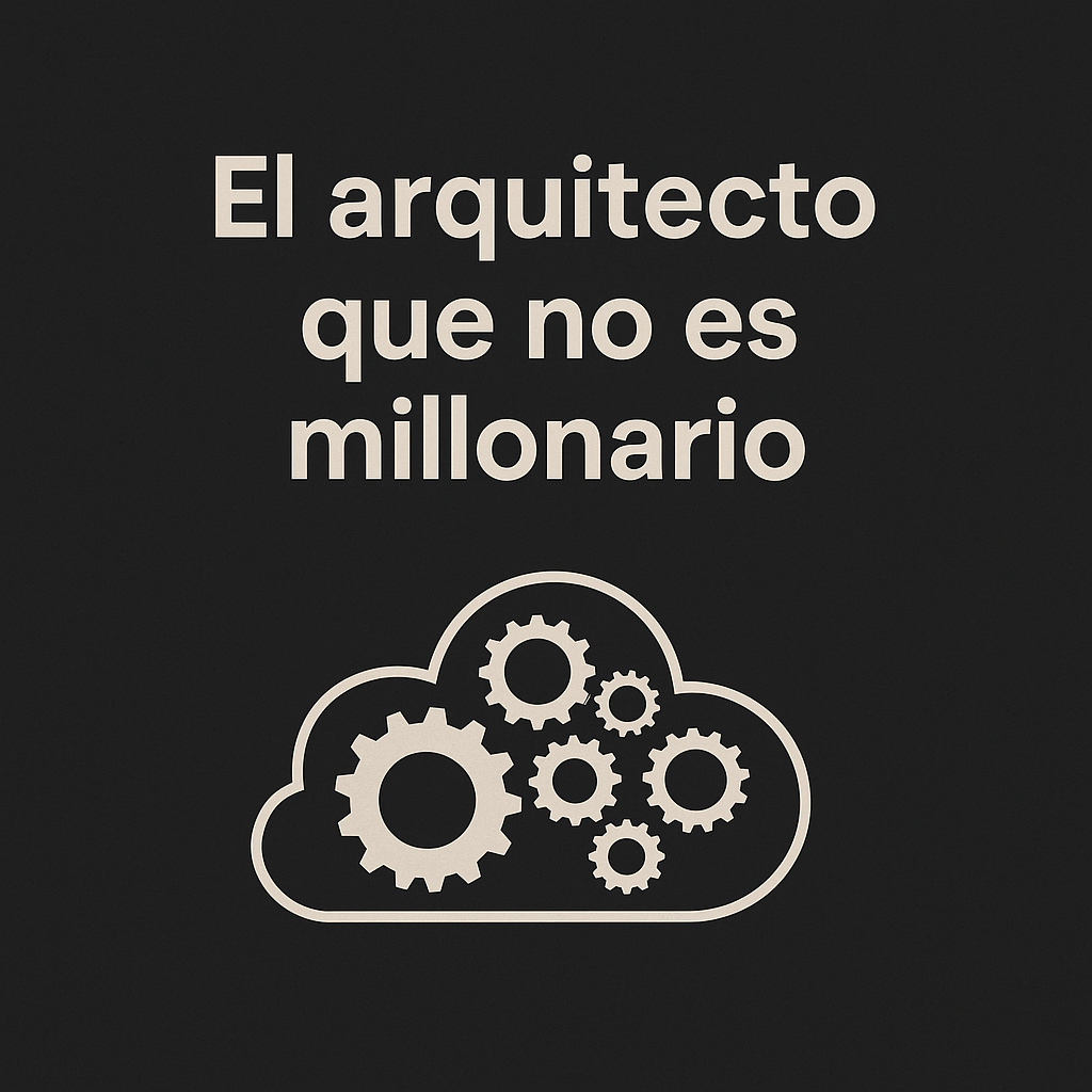 🧠 El manifiesto del arquitecto que no es millonario